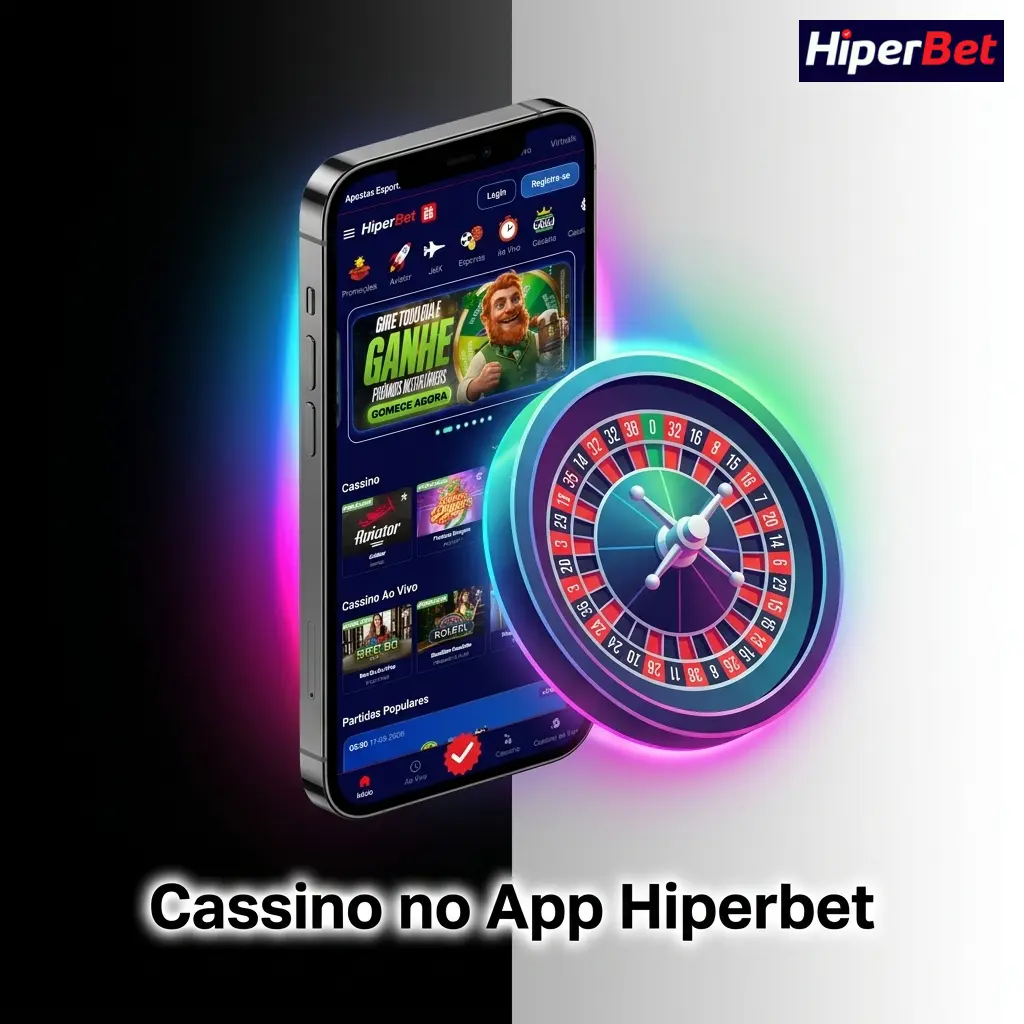 Cassino Hiperbet no app com slots, jogos de mesa e dealers ao vivo de provedores como Pragmatic Play e Evolution
