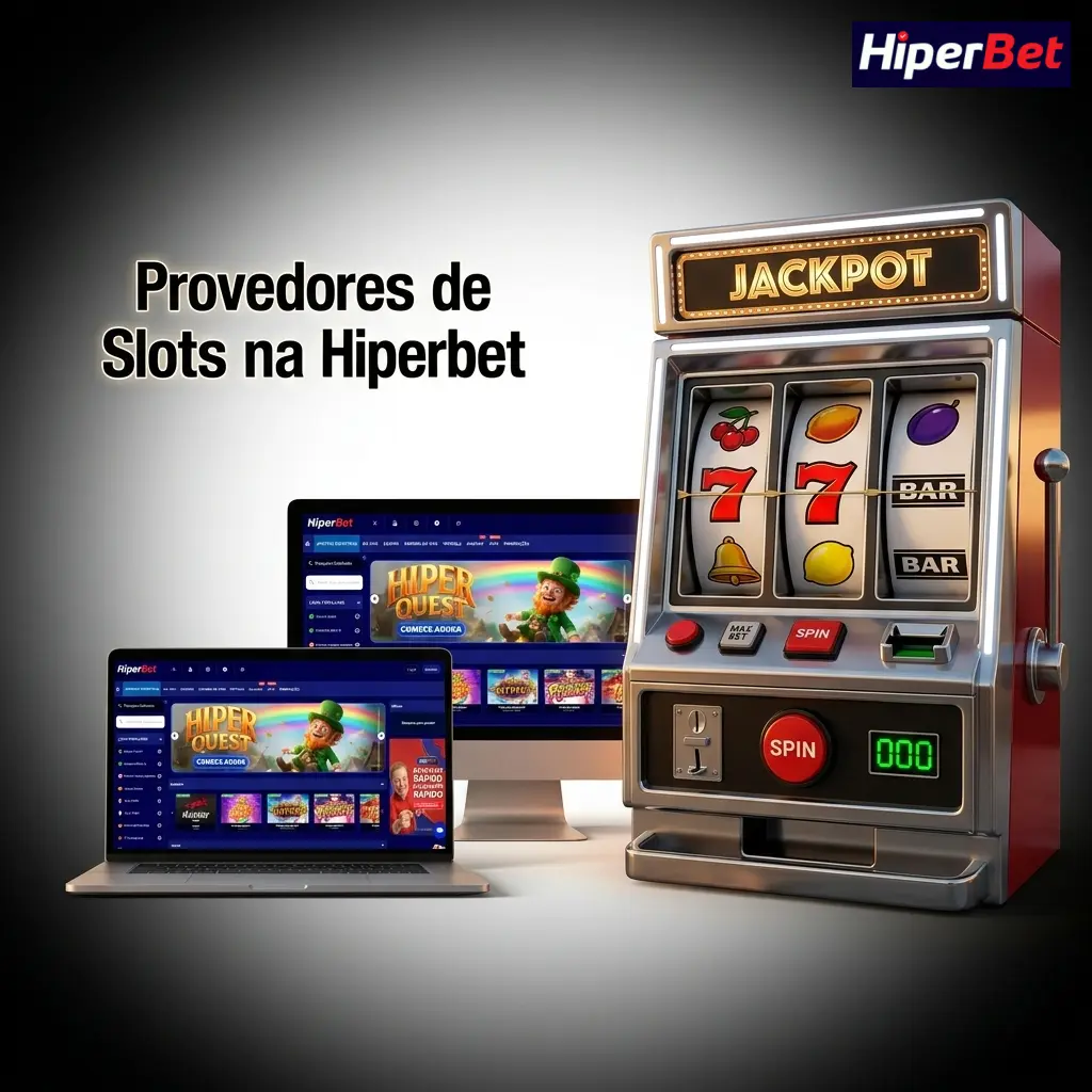Logotipos dos provedores de slots da Hiperbet, incluindo Pragmatic Play, PG Soft, NetEnt e outros estúdios